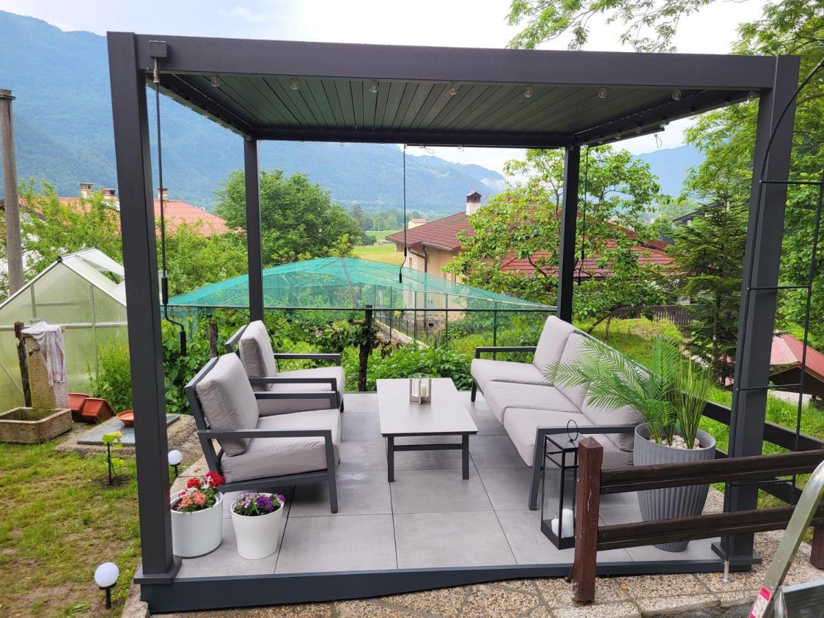 Cosy Cottage With Views Near Kobarid Exterior foto